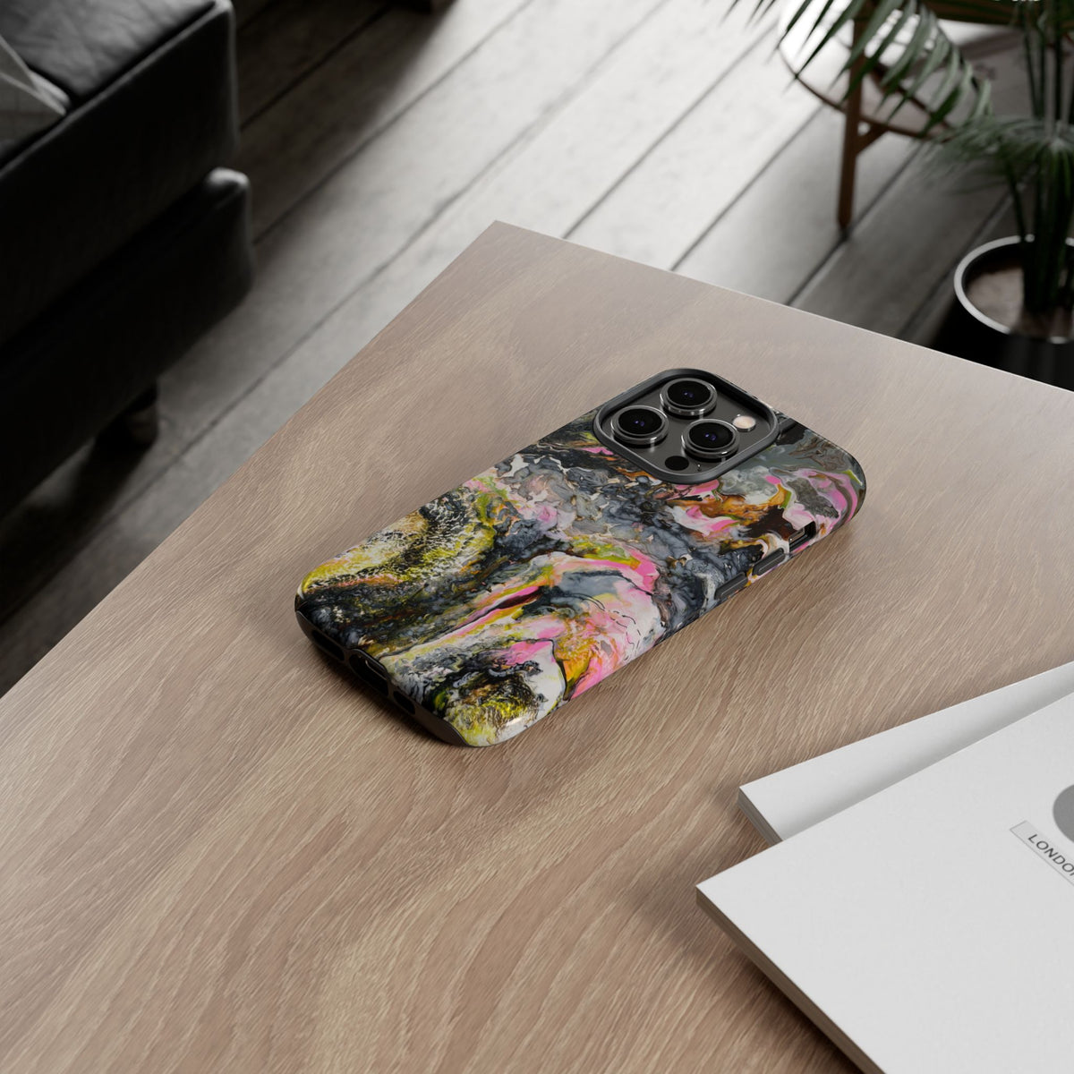 Abstract Marble "Liquid Optimism"  Phone Case