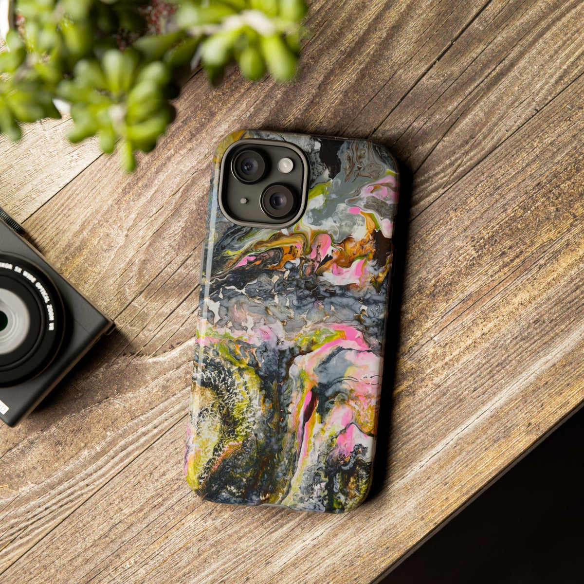 Abstract Marble "Liquid Optimism"  Phone Case