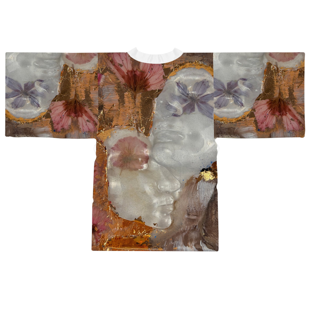 Floral Abstract Art Pattern "Me&You"  — Earthy Abstract Spa Wrap