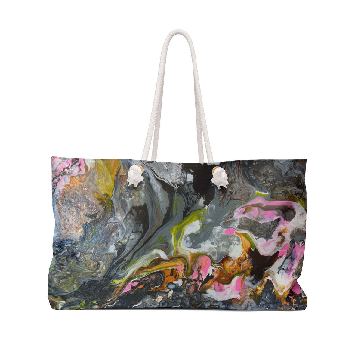 Abstract Marble "Liquid Optimism"  Travel Tote