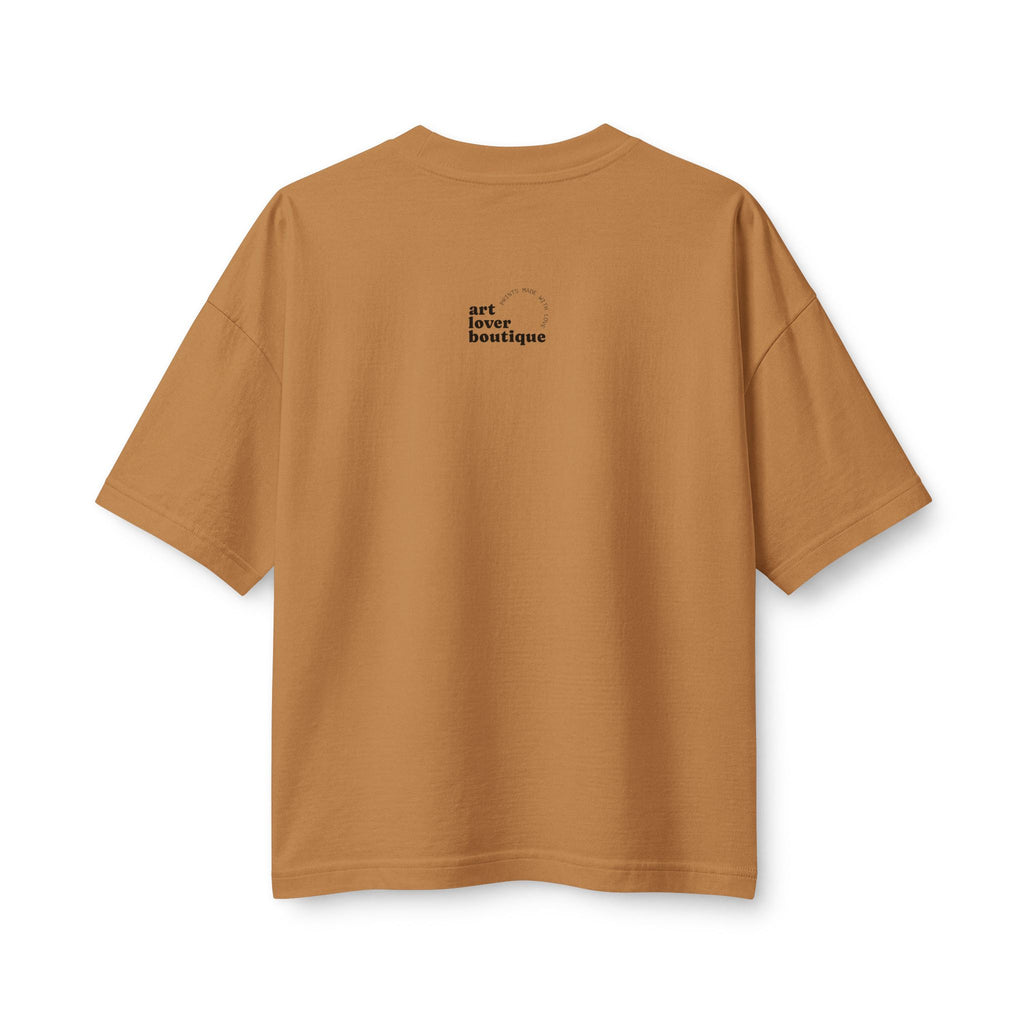 Women's Gold Candy Kiss Art Tee
