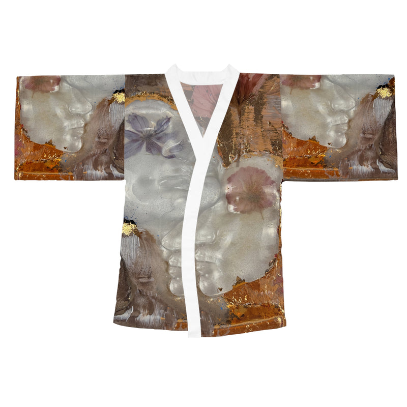 Floral Abstract Art Pattern "Me&You"  — Earthy Abstract Spa Wrap
