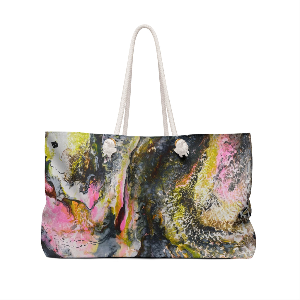 Abstract Marble "Liquid Optimism"  Travel Tote