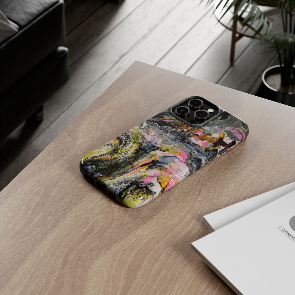 Abstract Marble "Liquid Optimism"  Phone Case