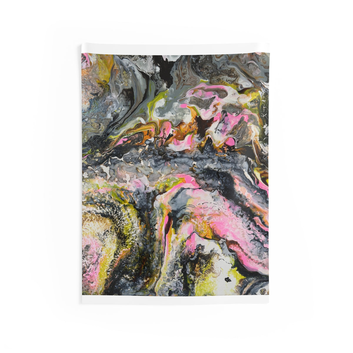 Abstract Marble "Liquid Optimism"  Wall Tapestry